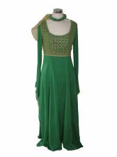 Ladies Medieval Tudor Costume 'Fiona' From Shrek Costume And Headdress Size 12 - 14